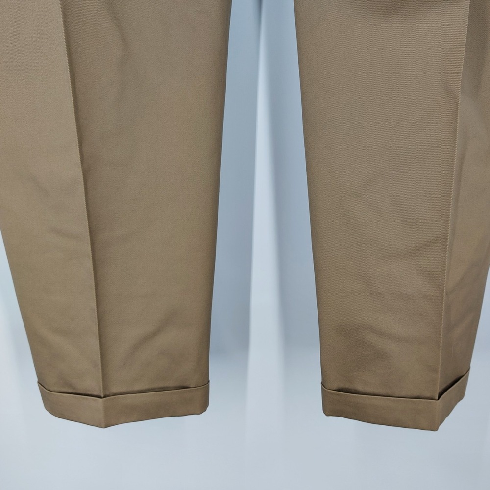 New JOS A BANK Mens 44x29 Travelers Twill Pants‎ Mushroom Brown Wrinkle Free - Picture 8 of 10